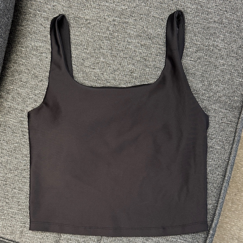 Black Cropped, Workout, Tanktop